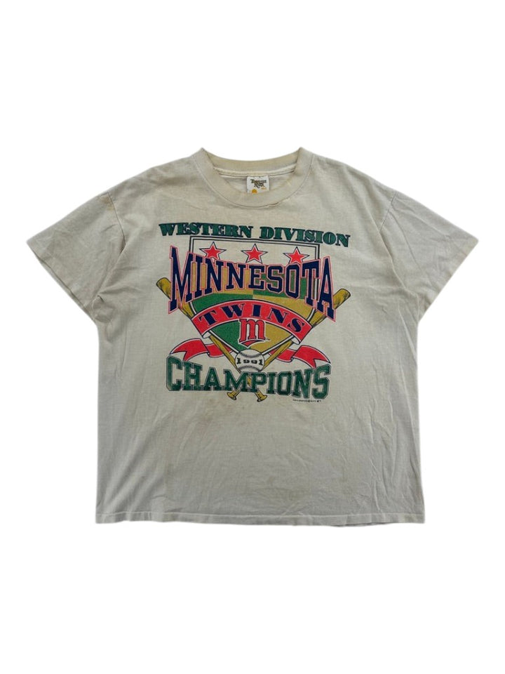 1990s Minnesota Twins Western Division Champions T-shirt