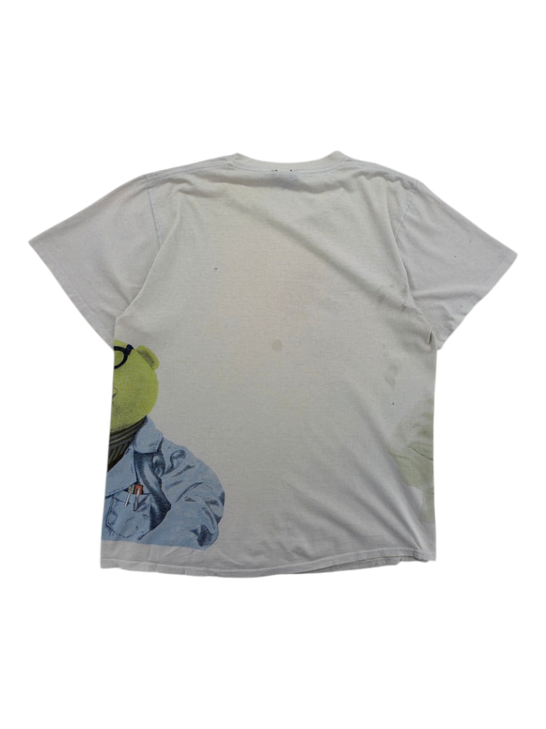Exile Vintage 1990s white graphic T-shirt featuring Beaker from The Muppets on the back
