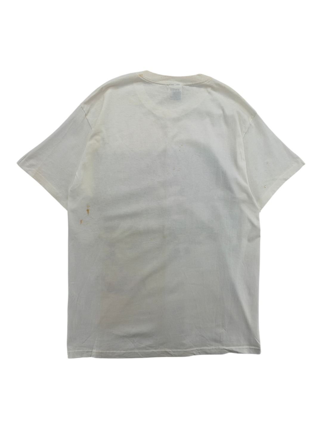 Exile Vintage white 1990s Paul Henderson hockey graphic t-shirt with vintage wear and light staining