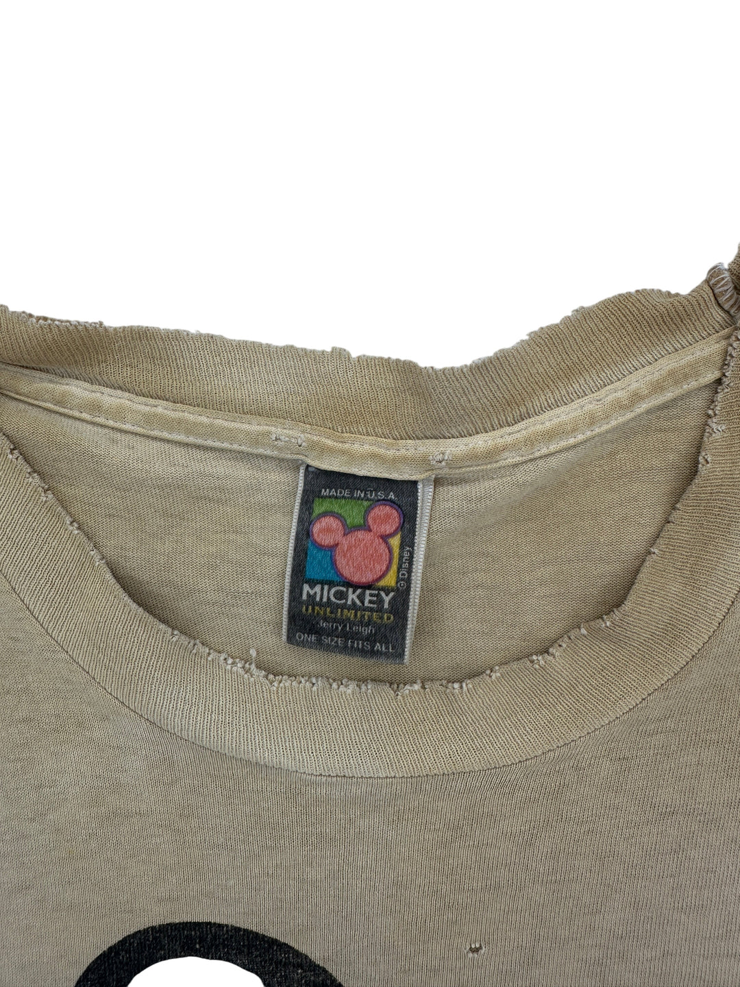 1990s Mickey Mouse Thrashed T-shirt