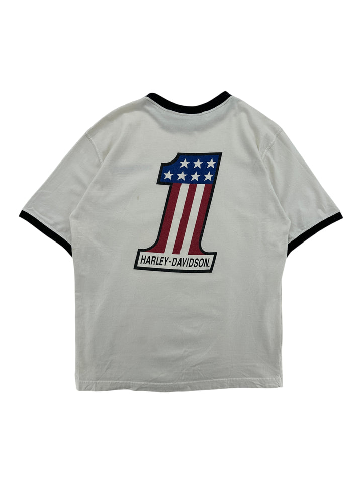 2000s Harley Davidson Ringer T-shirt