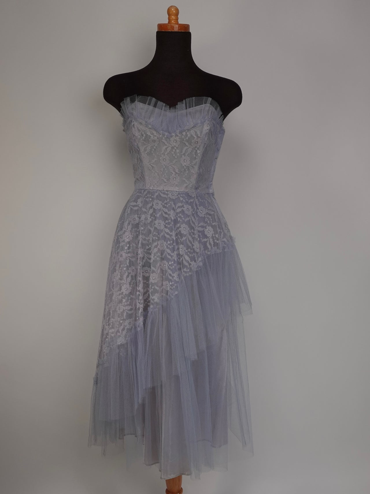 1950S/60S - TOOL LACE PROM DRESS