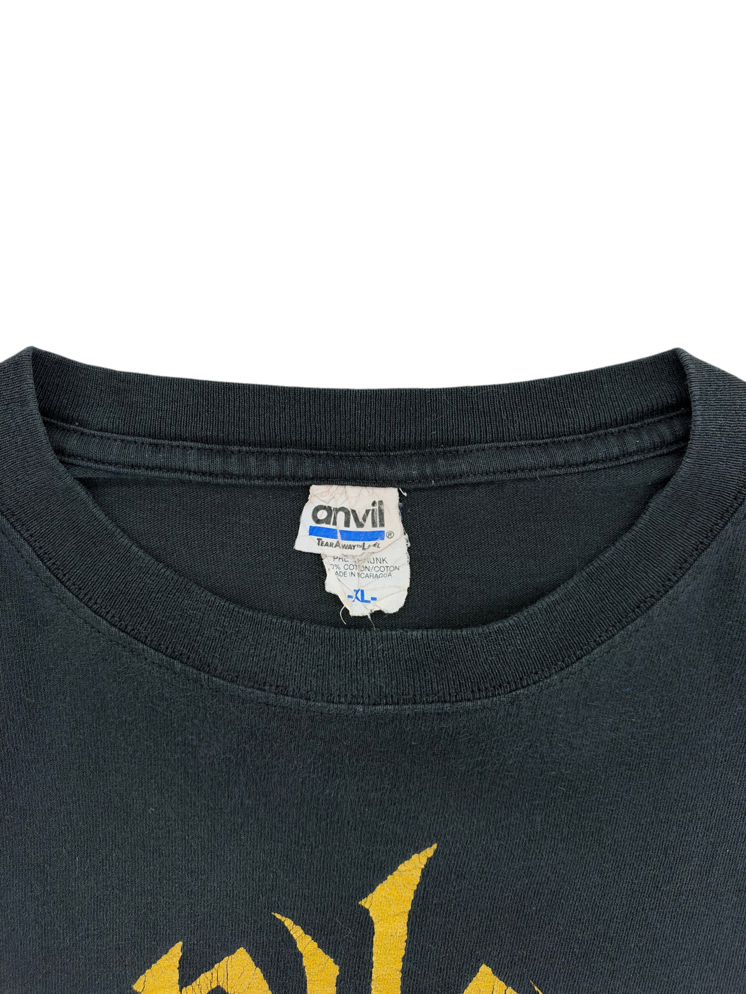 Exile Vintage black 2008 Nile Annihilation Tour t-shirt with Anvil tag, size XL.