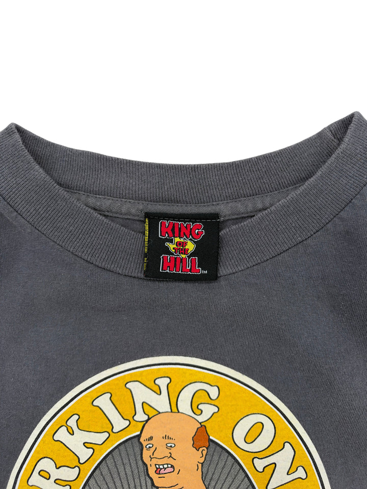 Exile Vintage grey King of the Hill Six Pack t-shirt with a graphic print and branded neck label