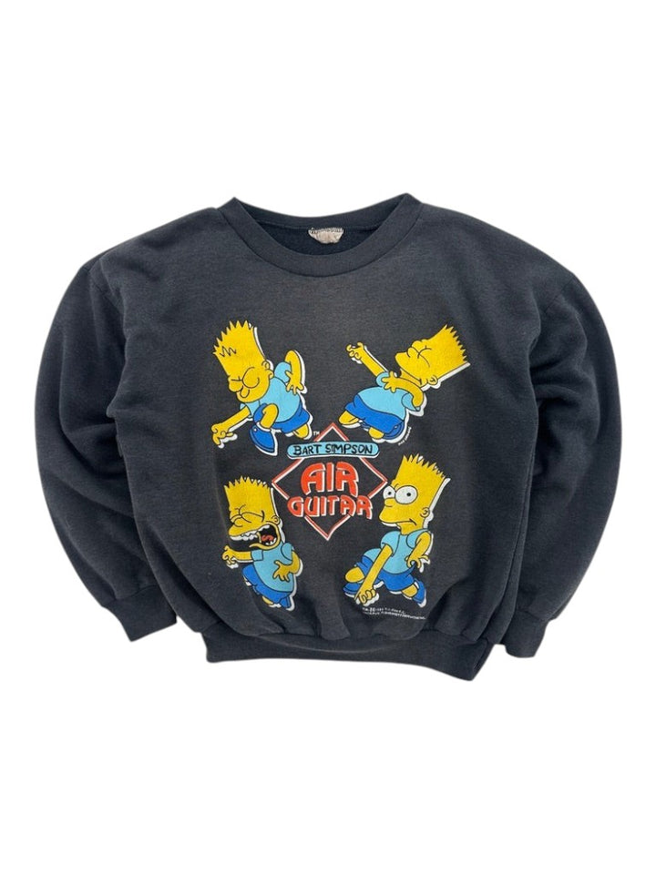 1990s Bart Simpson Air Guitar Crewneck