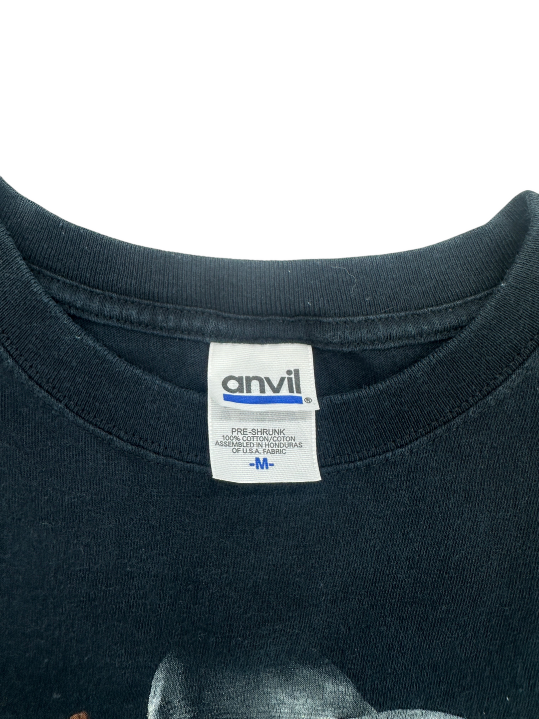 Exile Vintage 2004 Tim McGraw tour t-shirt featuring a black cotton fabric and Anvil size M neck label
