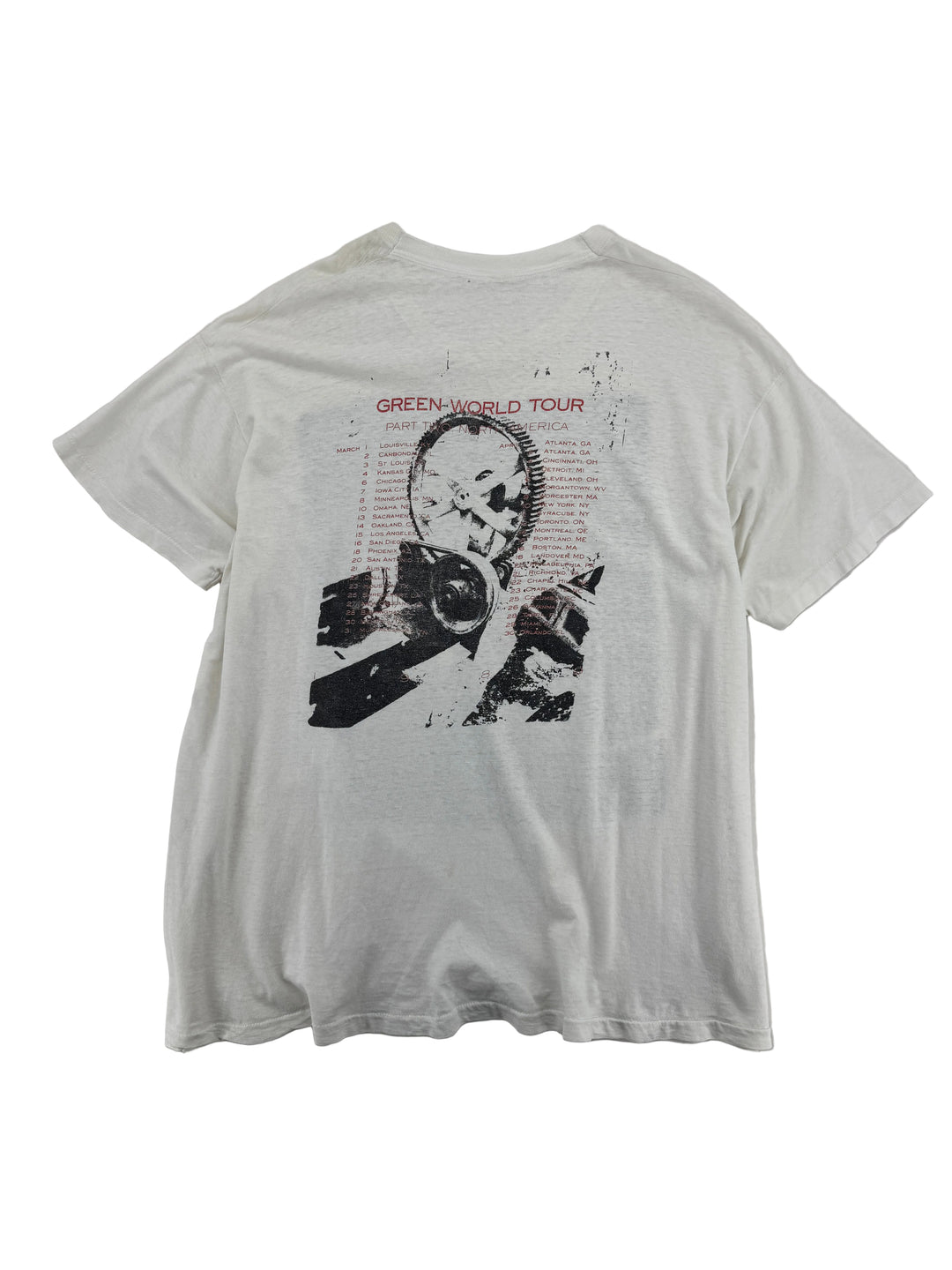 1989 R.E.M "Green World Tour" T-shirt
