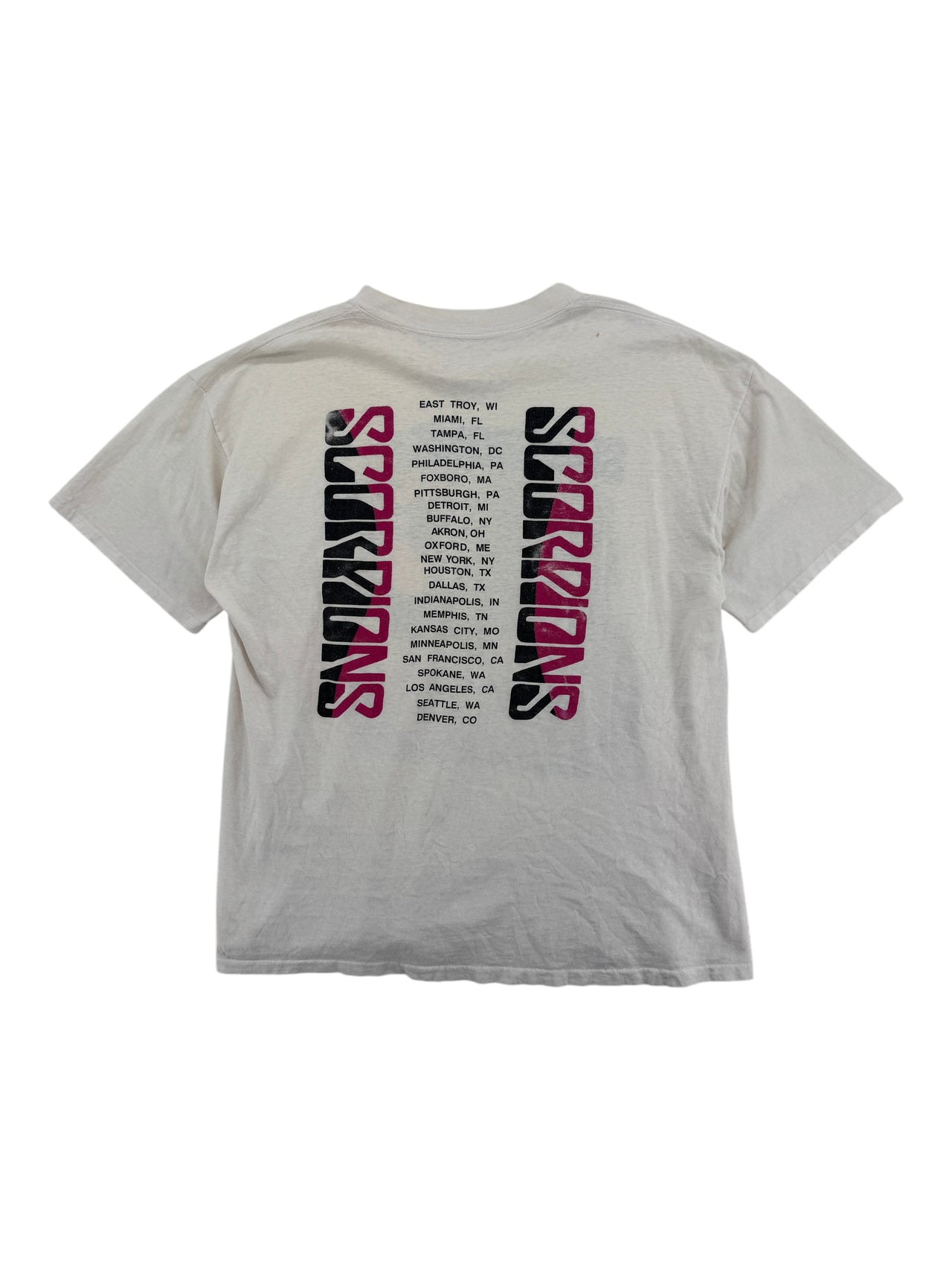 1980s Scorpions "Savage Amusement Tour" T-shirt