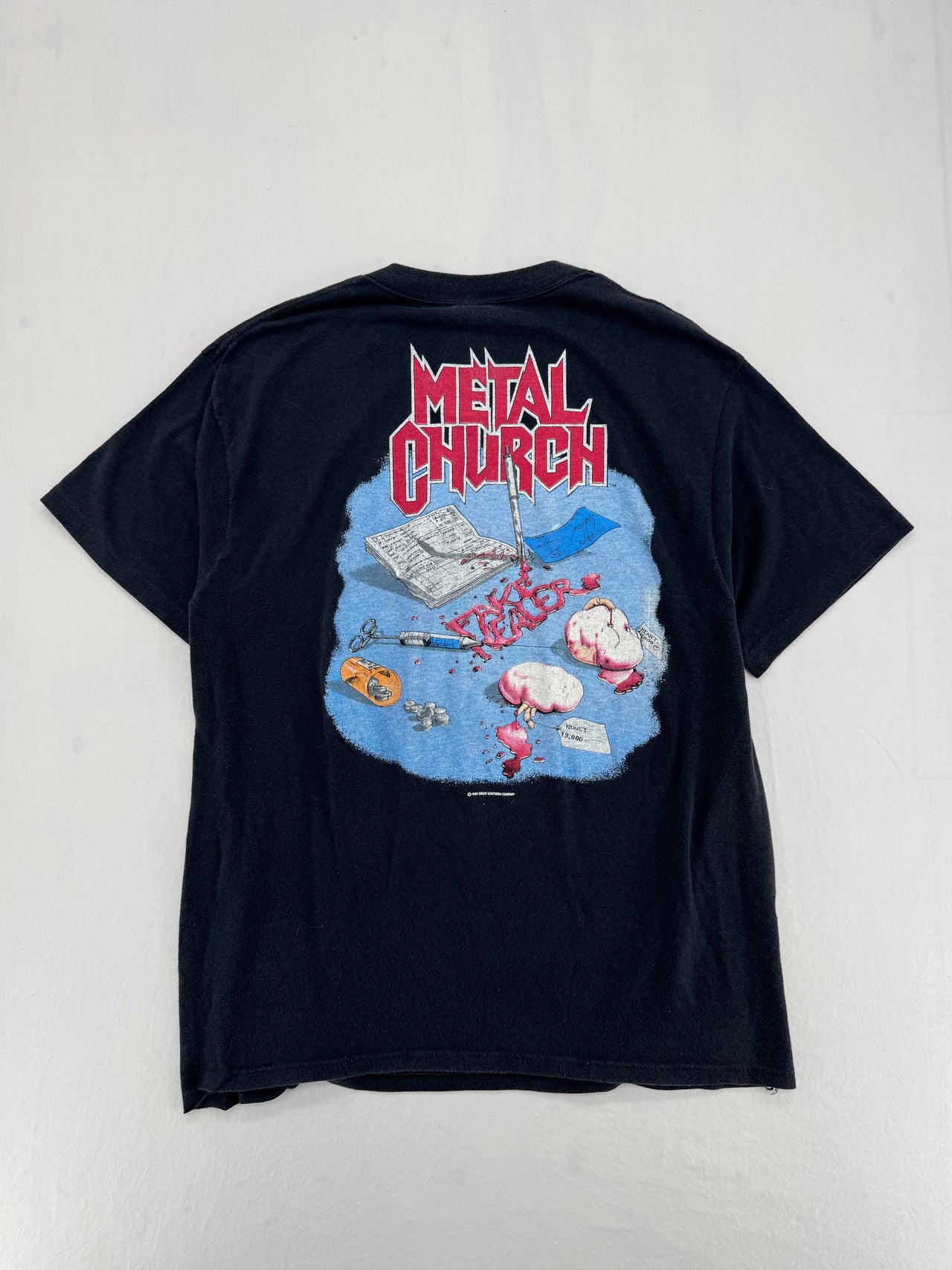 1989 Metal Church "fake healer" T-Shirt