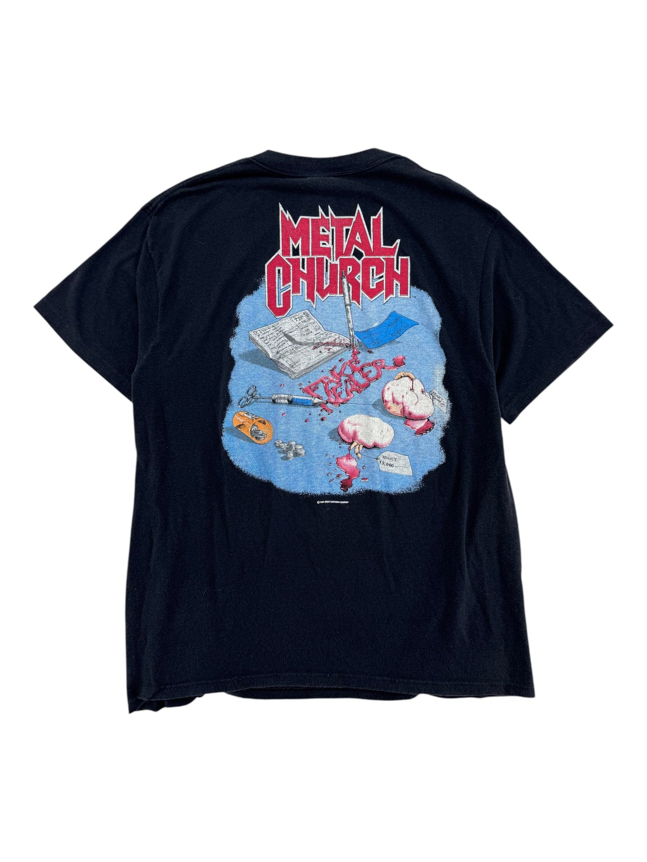 1989 Metal Church "fake healer" T-Shirt