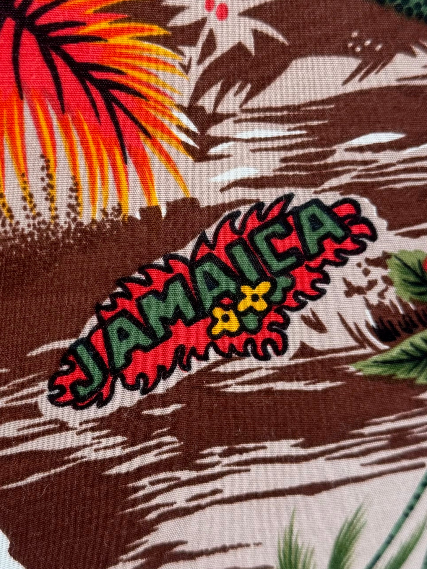 1970s - Modesto Garments Jamacian Souviner Long Sleeve Shirt