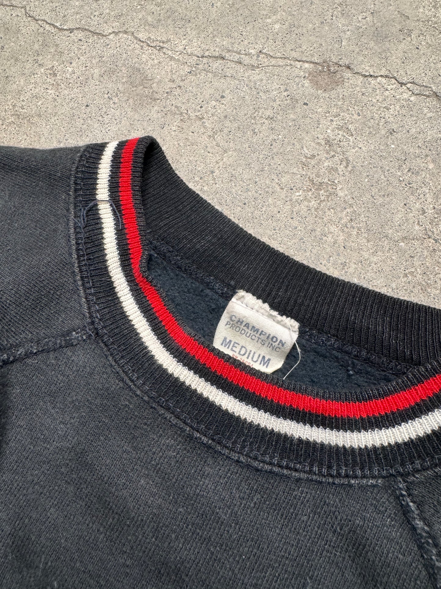 1970S - CHAMPION RUNNING MAN SHORT SLEEVE SWEATSHIRT