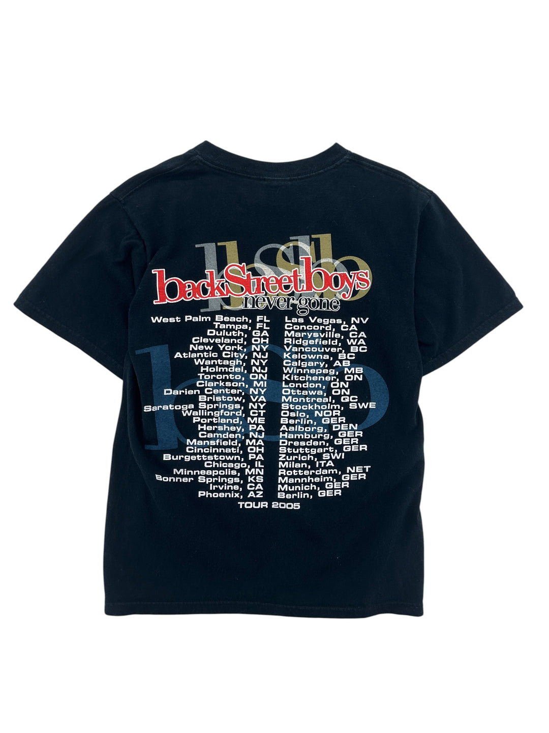 2005 Backstreet Boys "Never Gone" T-shirt