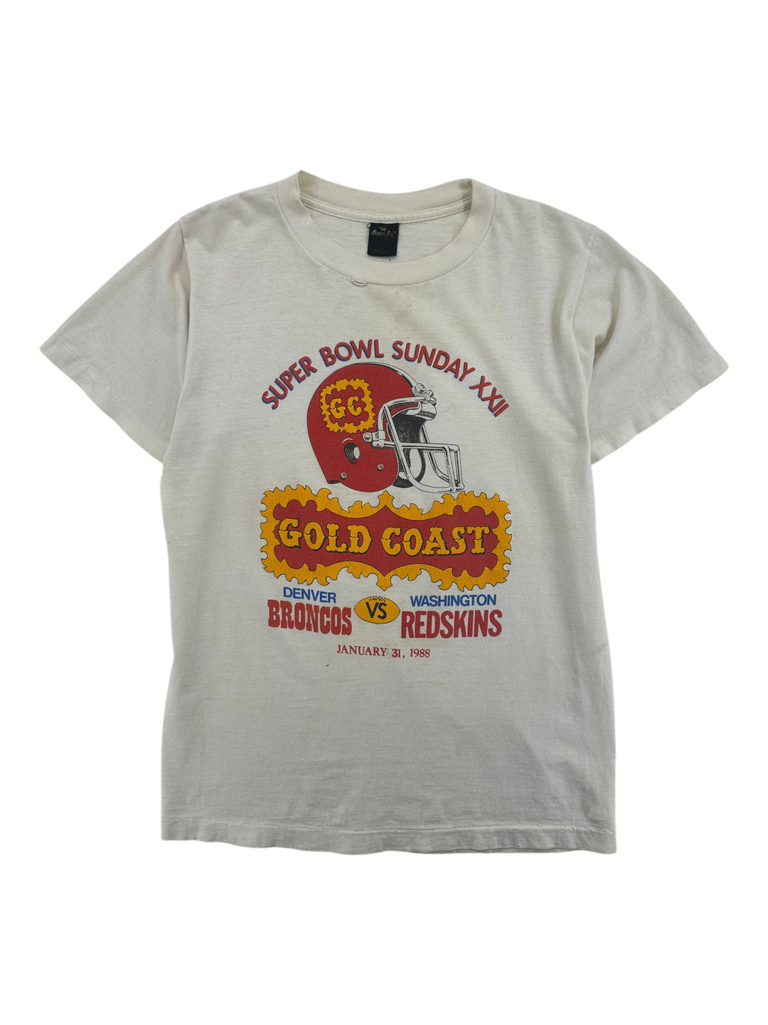 1988 Super Bowl Sunday XXII T-shirt