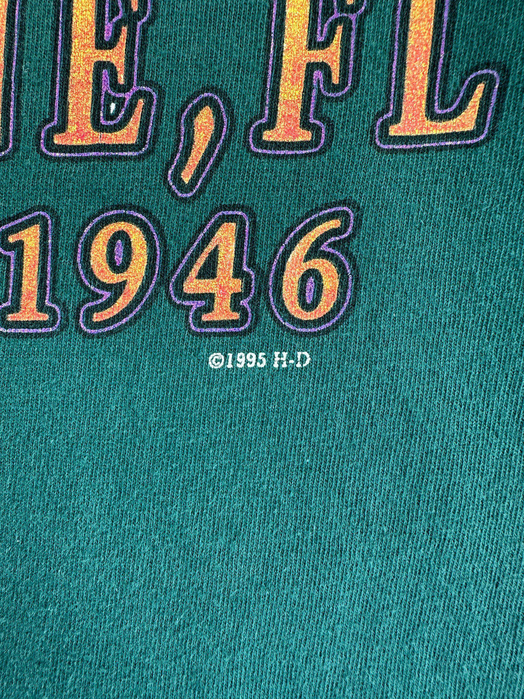 1995 Harley-Davidson "Hollingsworth" T-shirt