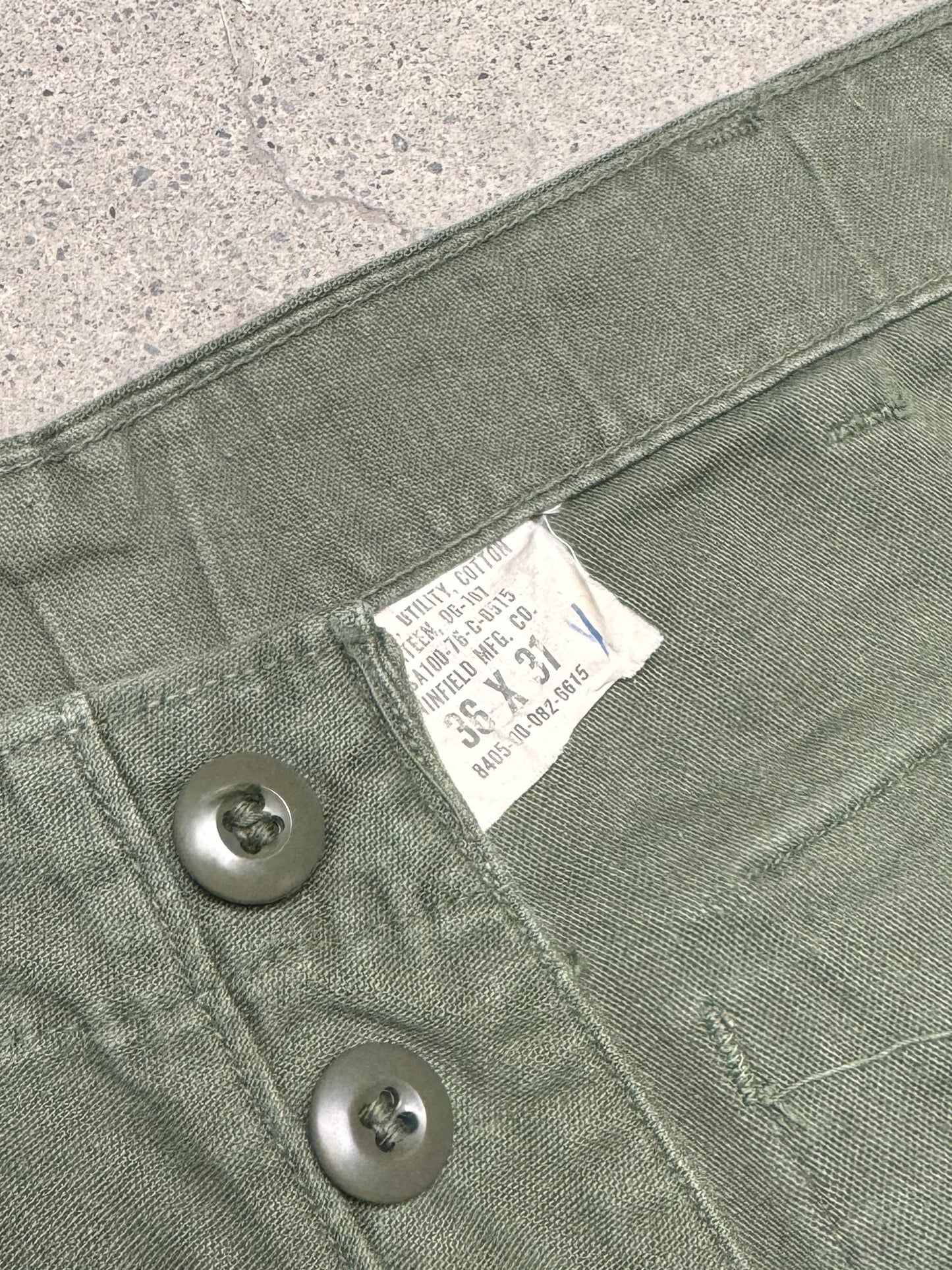 1970S - OG107 UTILITY FATIGUE TROUSERS