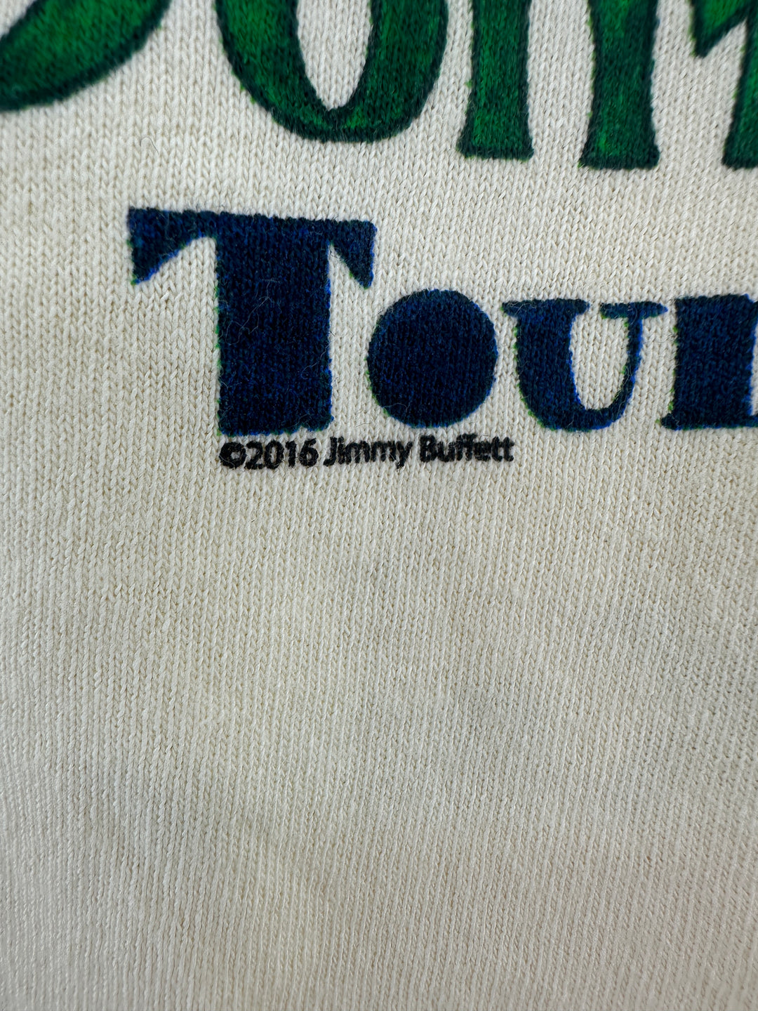 2016 Jimmy Buffet Tour T-shirt