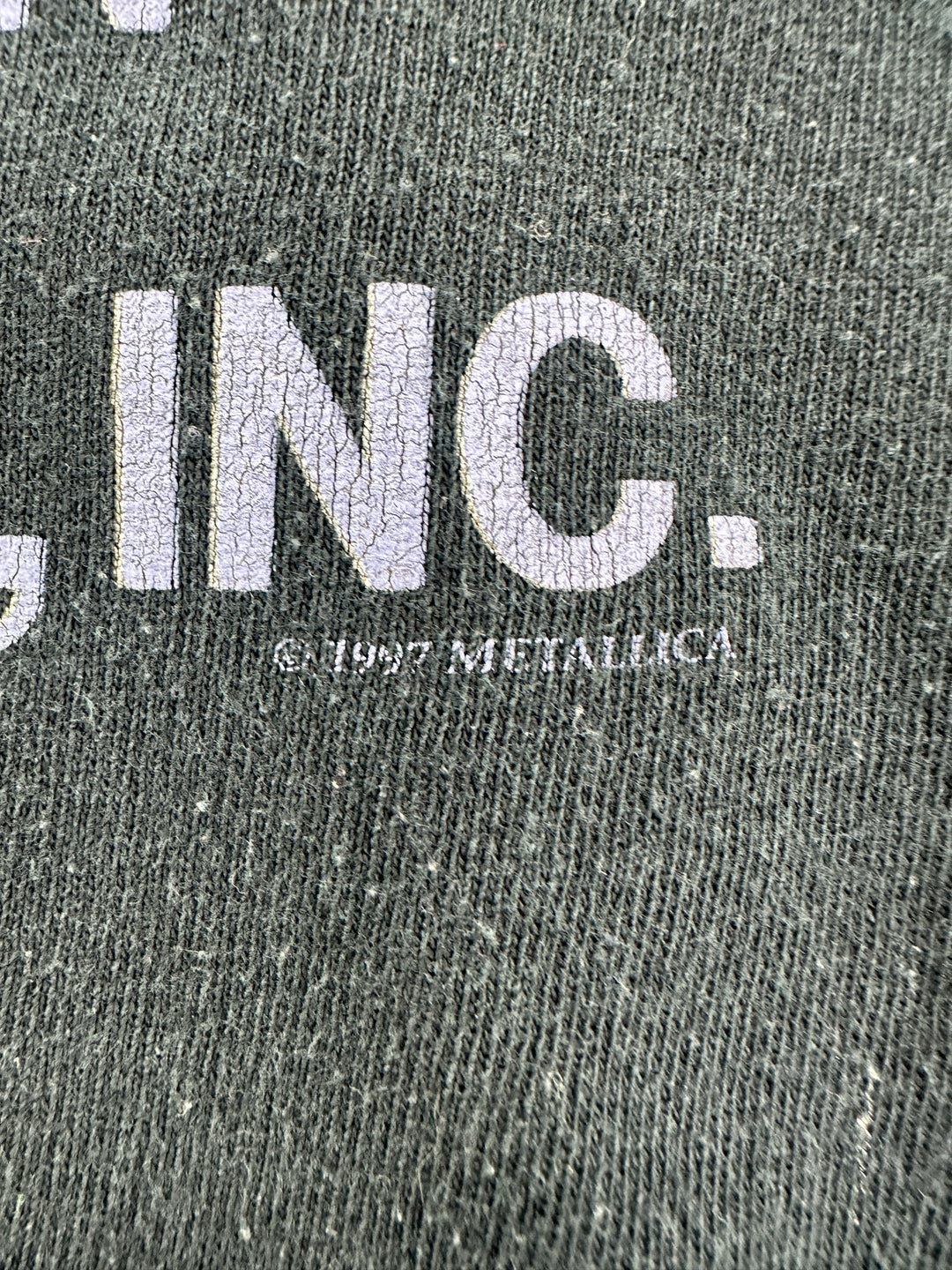 1997 Metallica "Master Of Puppets" T-shirt