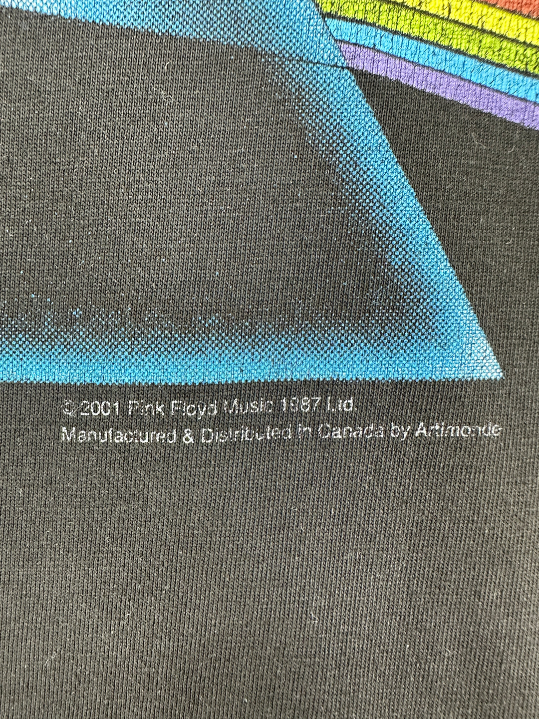 2001 Pink Floyd Dark Side Of The Moon T-shirt