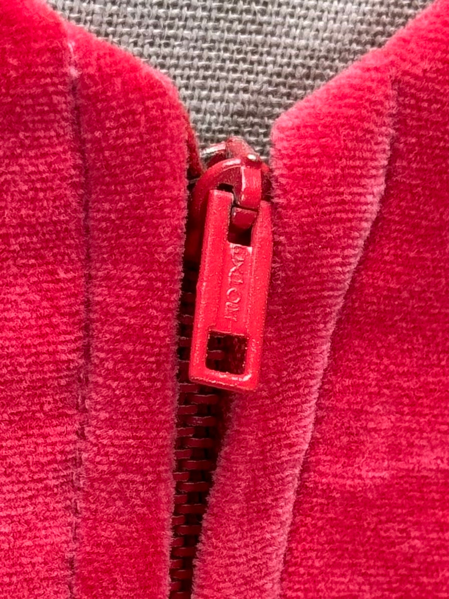 Vintage 1960s | Hot Pink Velvet Cocktail Dress