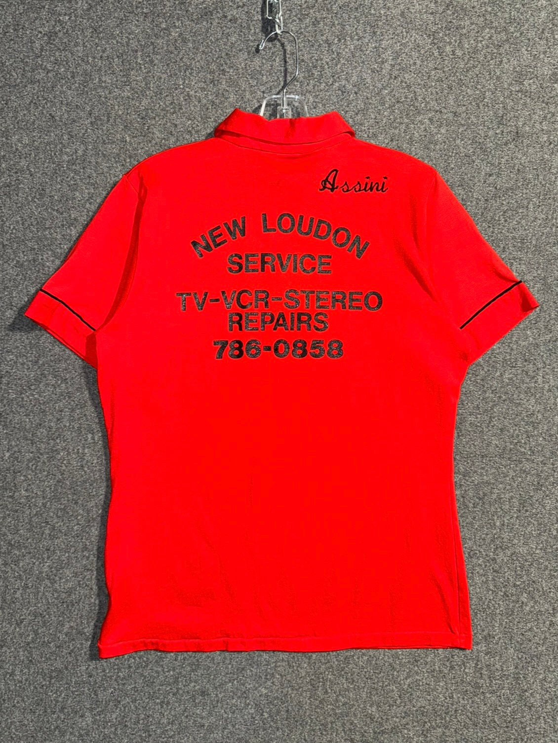 1970s | Red Hilton "New Loudon TV Repairs" Bowling Shirt