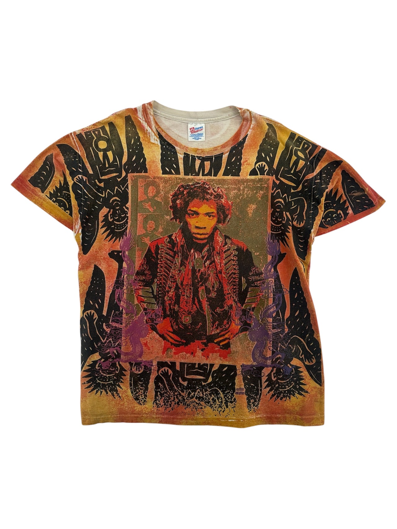 1990s Jimi Hendrix AOP T-shirt