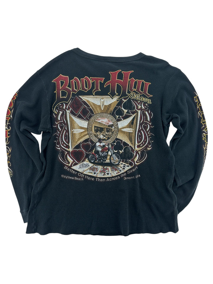 1990s Boot Hill "Daytona Beach" Waffle LongSleeve