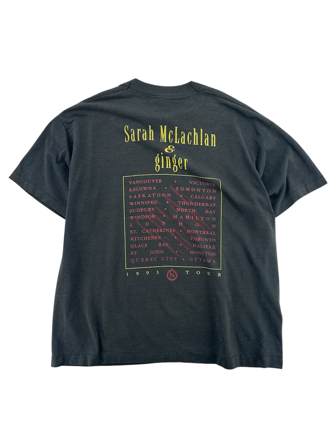 1993 Sarah McLachlan &amp; Ginger Tour T-shirt
