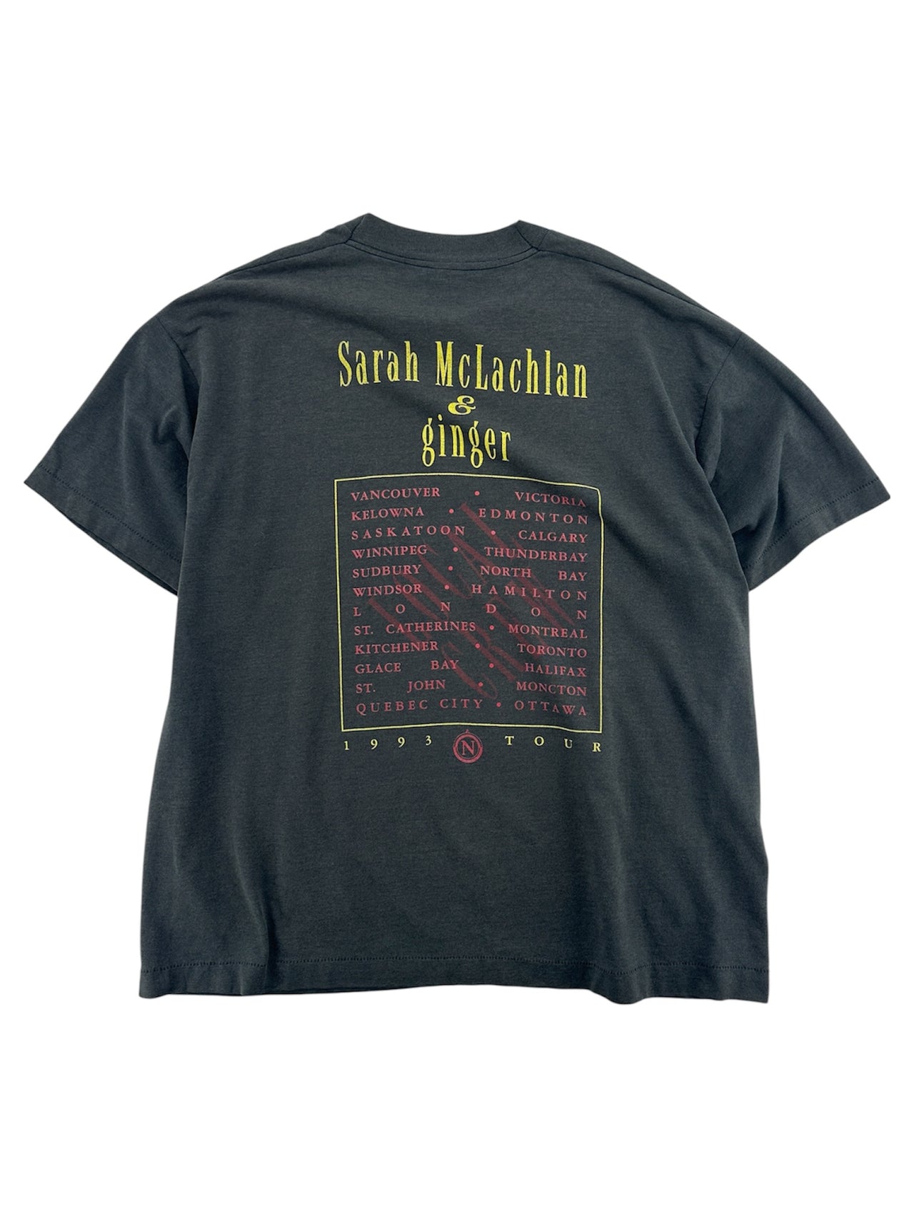1993 Sarah McLachlan & Ginger Tour T-shirt