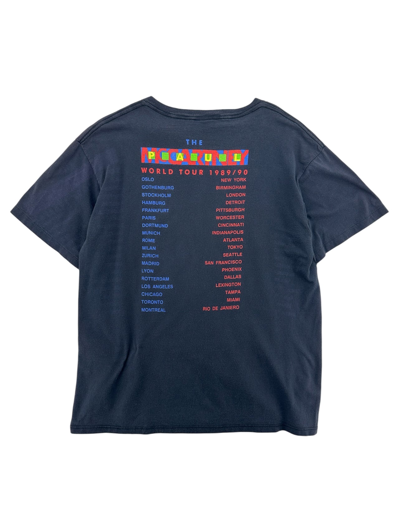 1989 Paul McCartney Tour T-shirt