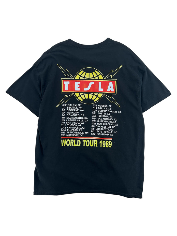 1989 Tesla World Tour T-shirt