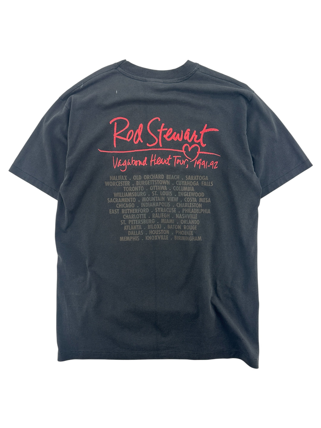 1990s Red Stewart "Vagabond Heart Tour" T-shirt