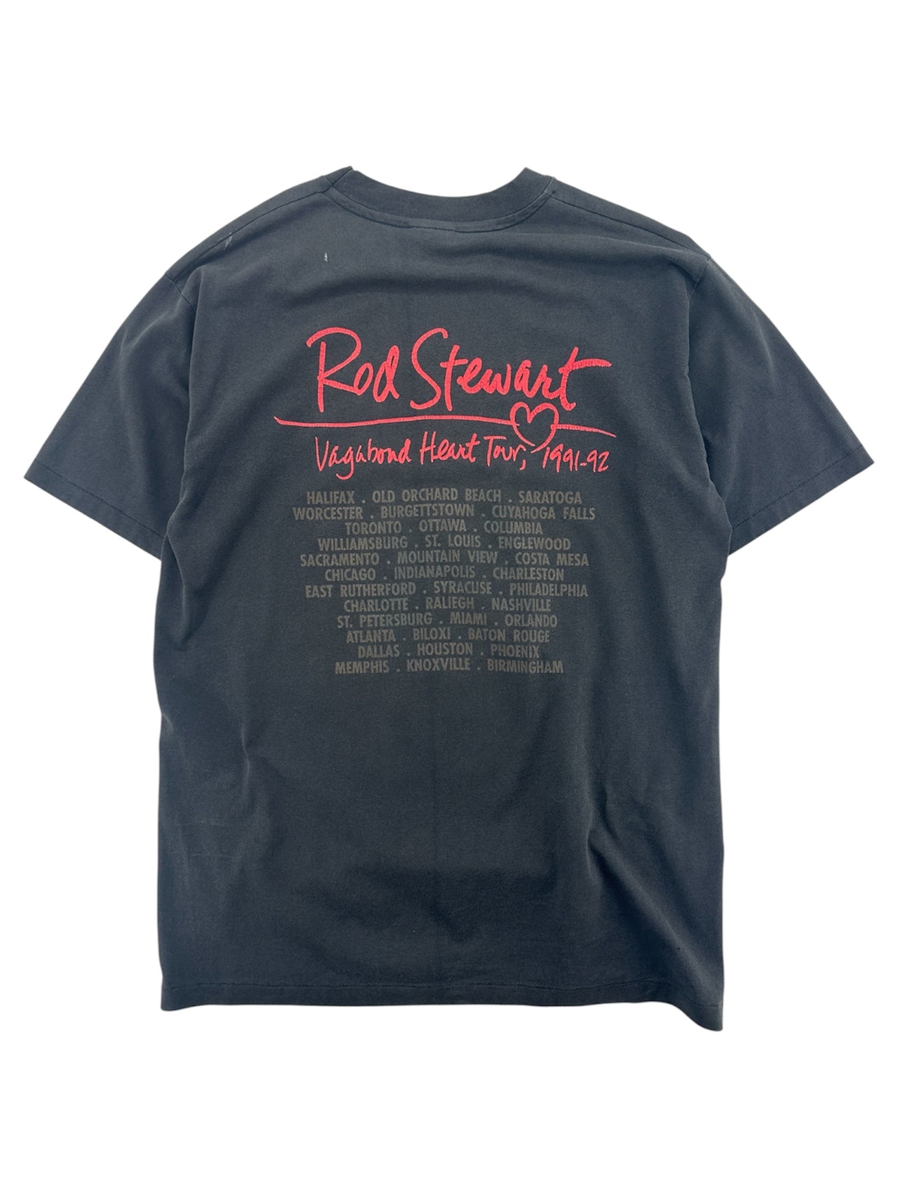 1990s Red Stewart "Vagabond Heart Tour" T-shirt