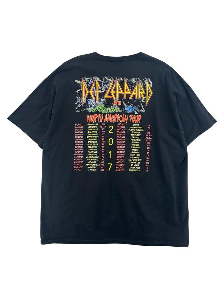 2017 Def Leppard, Poison and Tesla Tour T-shirt