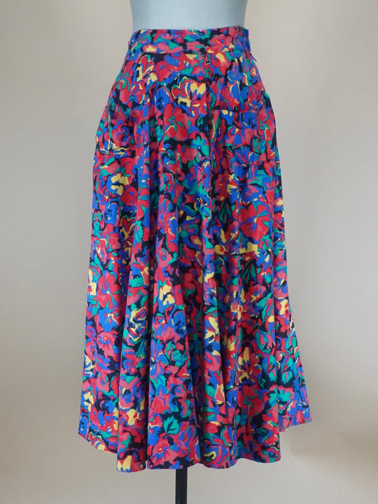 Vintage 1950s | Gemelli Circle Skirt W/ Pockets