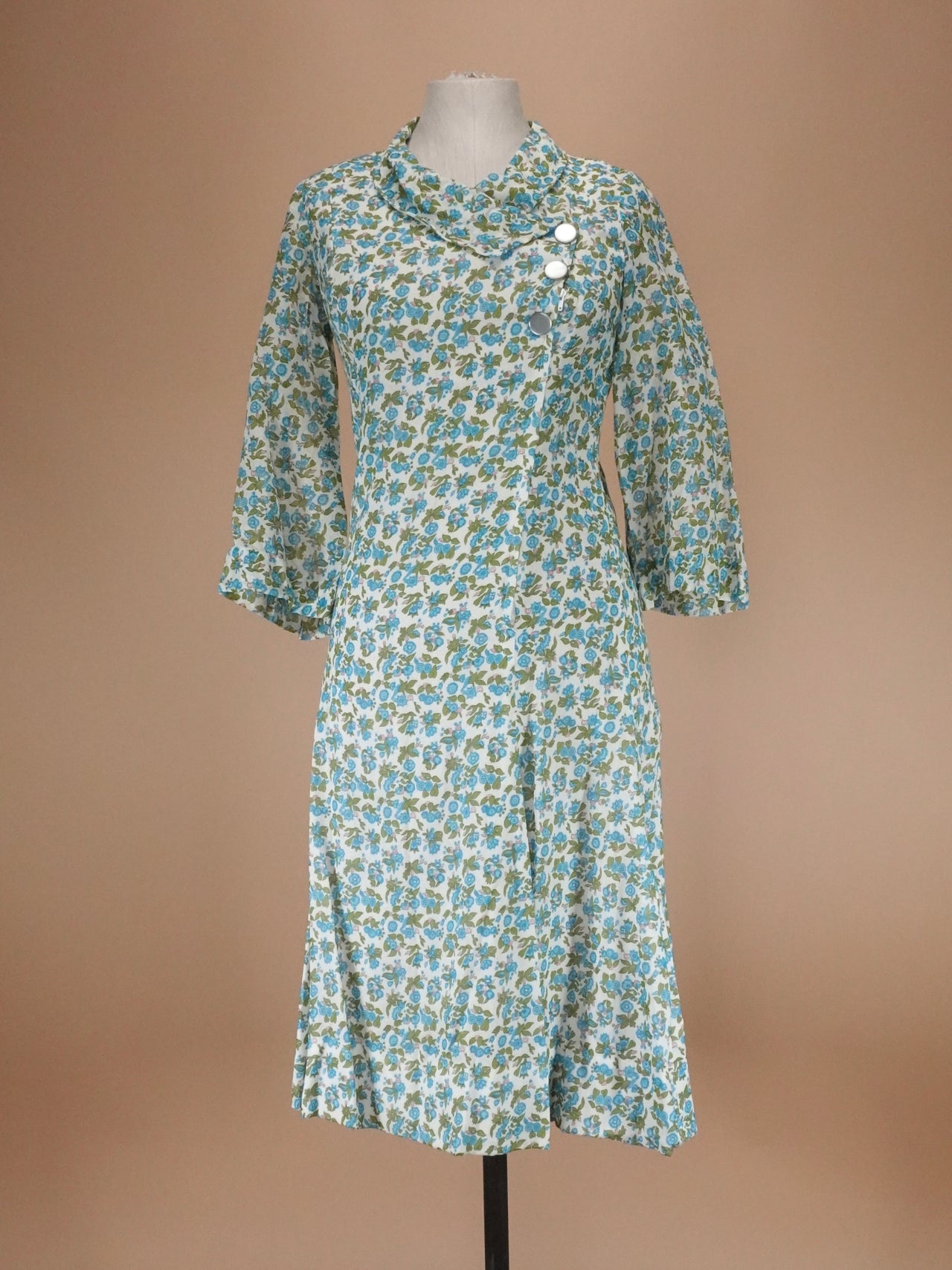 Vintage 1950s | Floral Day Dress