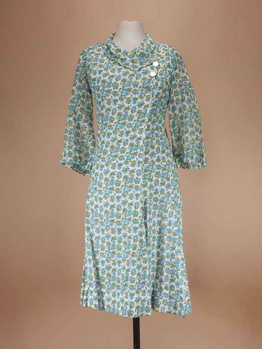 Vintage 1950s | Floral Day Dress