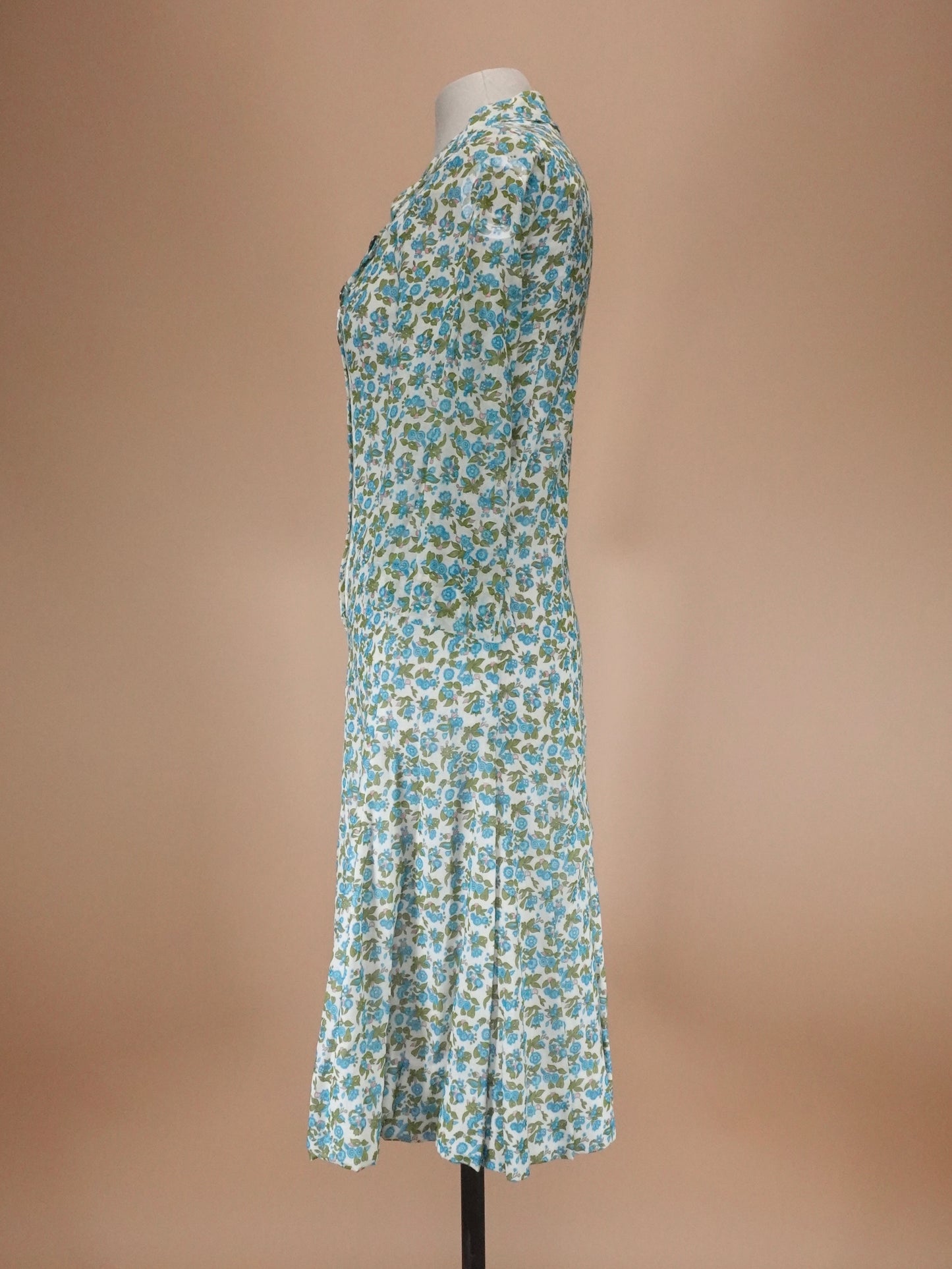 Vintage 1950s | Floral Day Dress