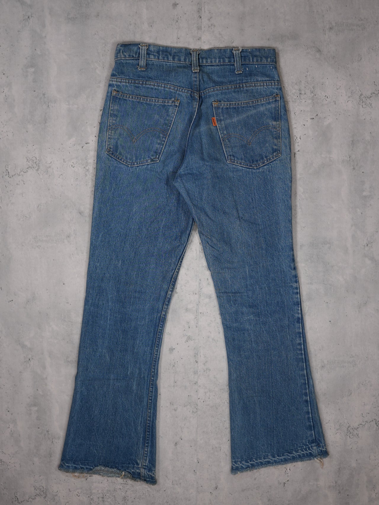 Vintage 1970s - Levi's 646 Orange Tab Flared Denim Jeans
