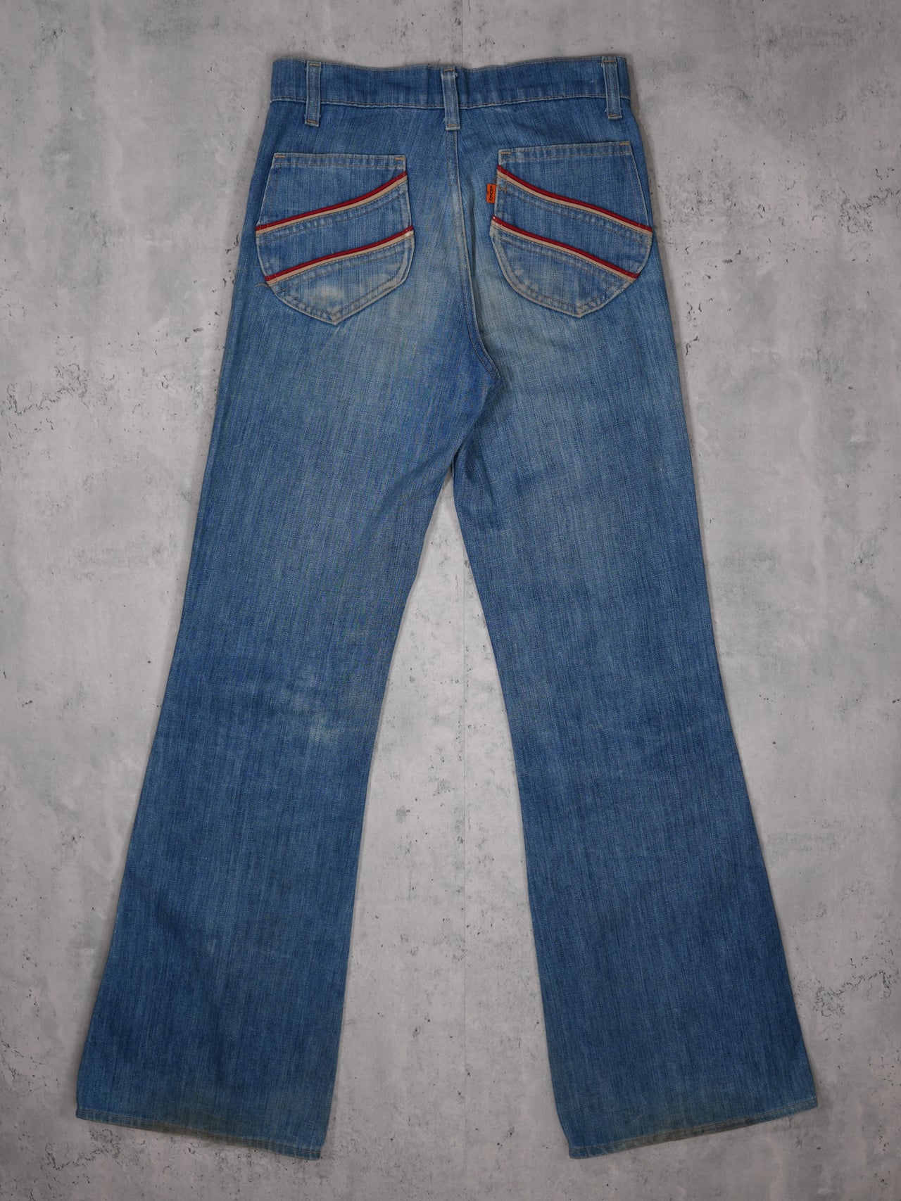 Vintage 1970s - Levi's Orange Tab "movin On" Flared Denim Jeans