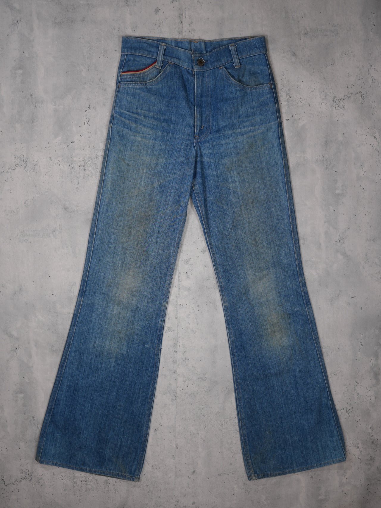 Vintage 1970s - Levi's Orange Tab "movin On" Flared Denim Jeans
