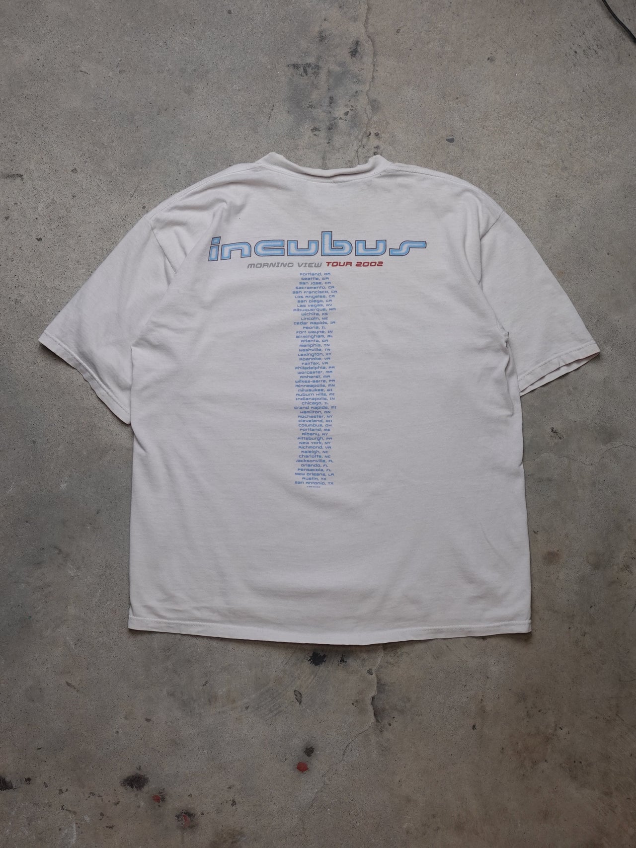 2002 - Incubus Tour Band T-Shirt