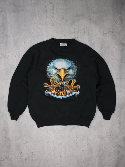 1987 - HARLEY DAVIDSON 3D EMBLEM CREWNECK SWEATSHIRT