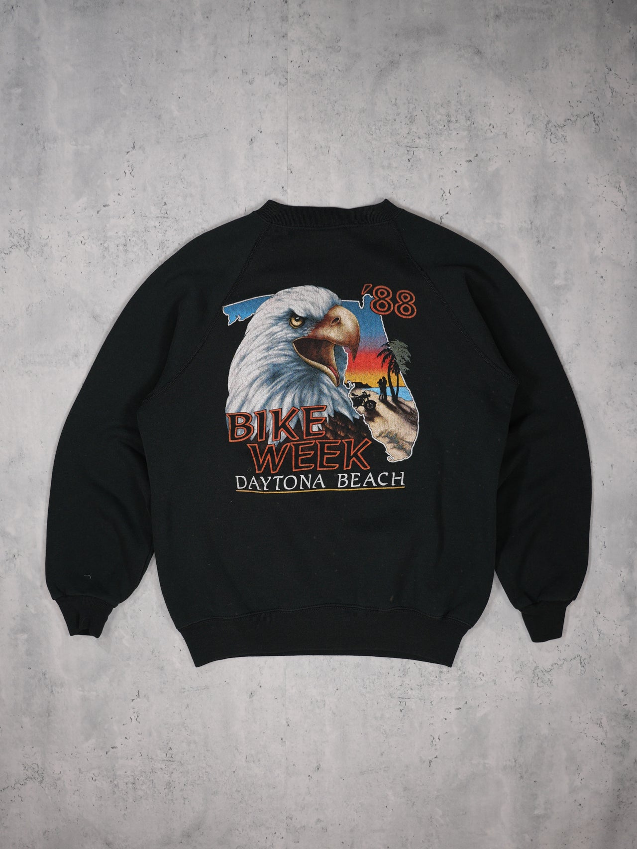1987 - HARLEY DAVIDSON 3D EMBLEM CREWNECK SWEATSHIRT