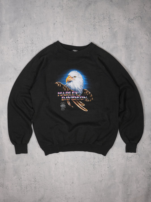1986 - HARLEY DAVIDSON 3D EMBLEM CREWNECK SWEATSHIRT