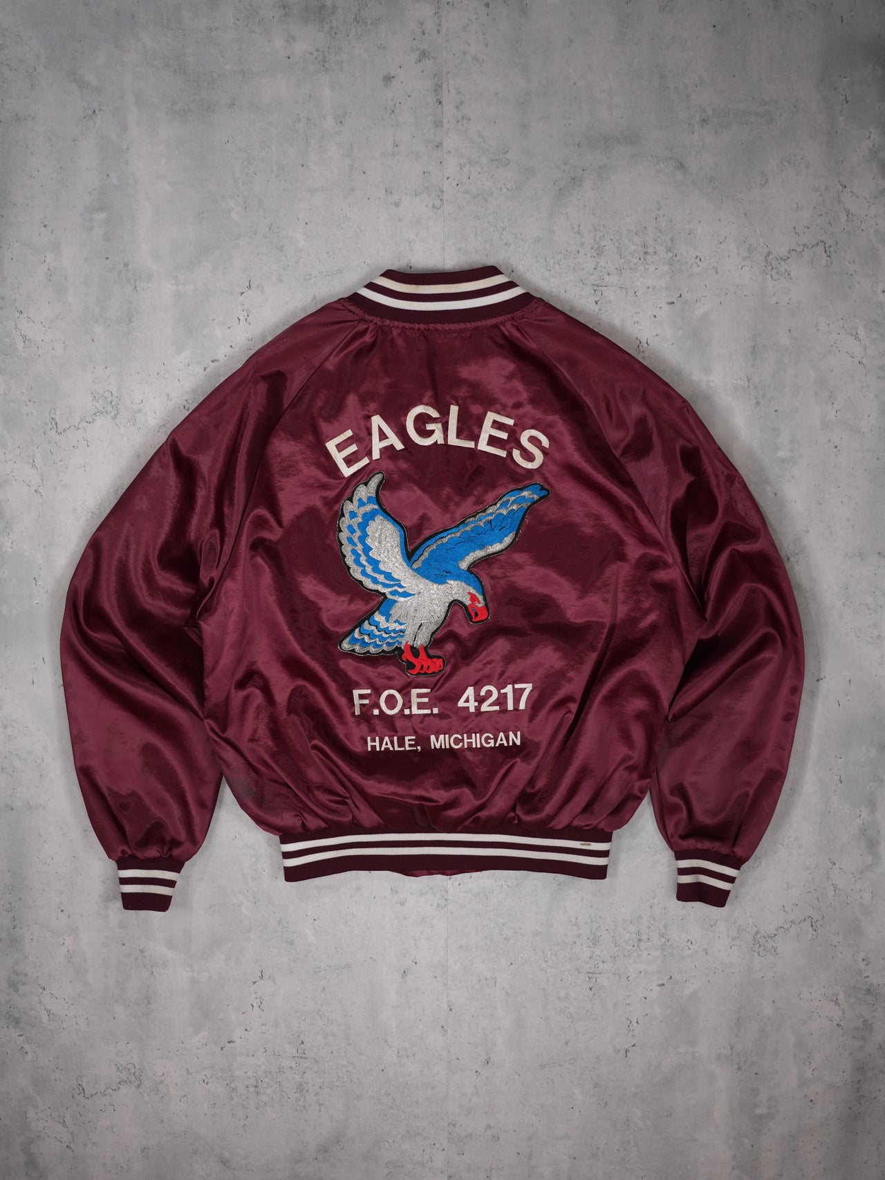 1980S - SATIN BOMBER JACKET