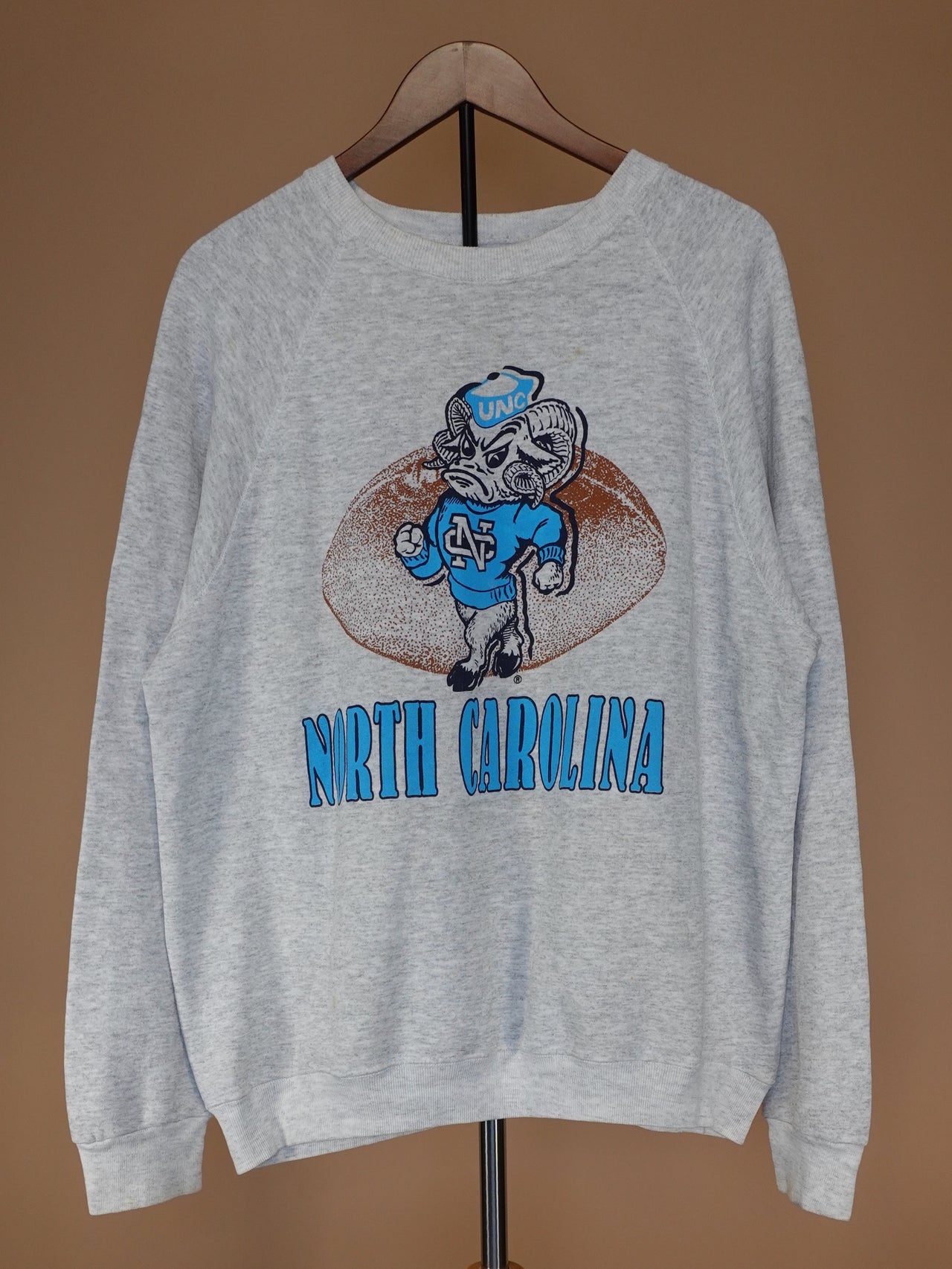 1980s - North Carolina “Mascot” Football Crewneck