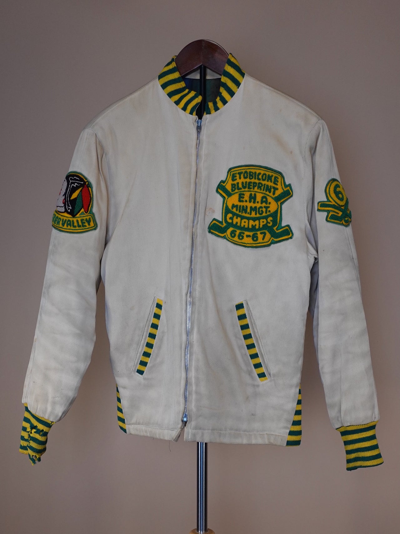 Vintage 1950s - Humber Valley Gabradine Stadium Jacket