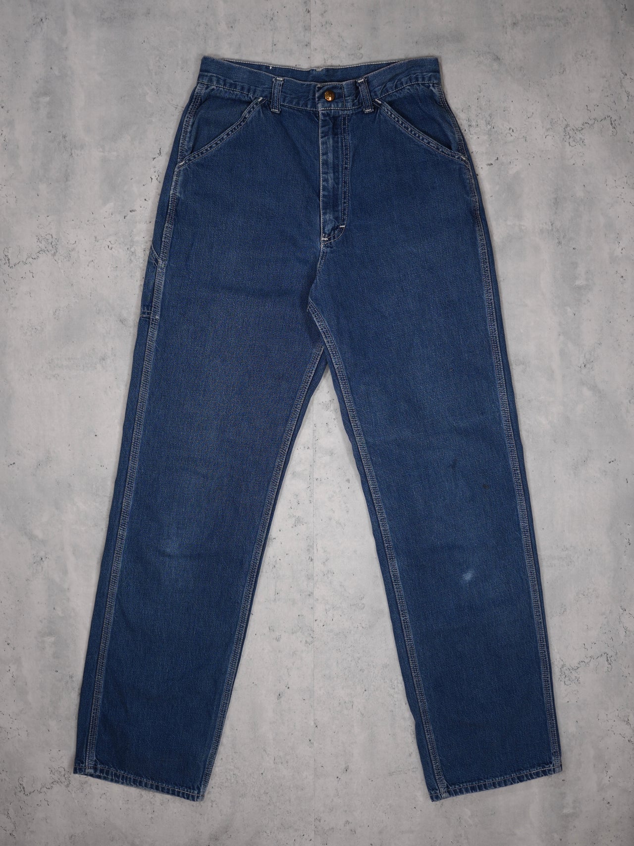 Vintage 1970s - Lee  Denim Carpenter/work Pants