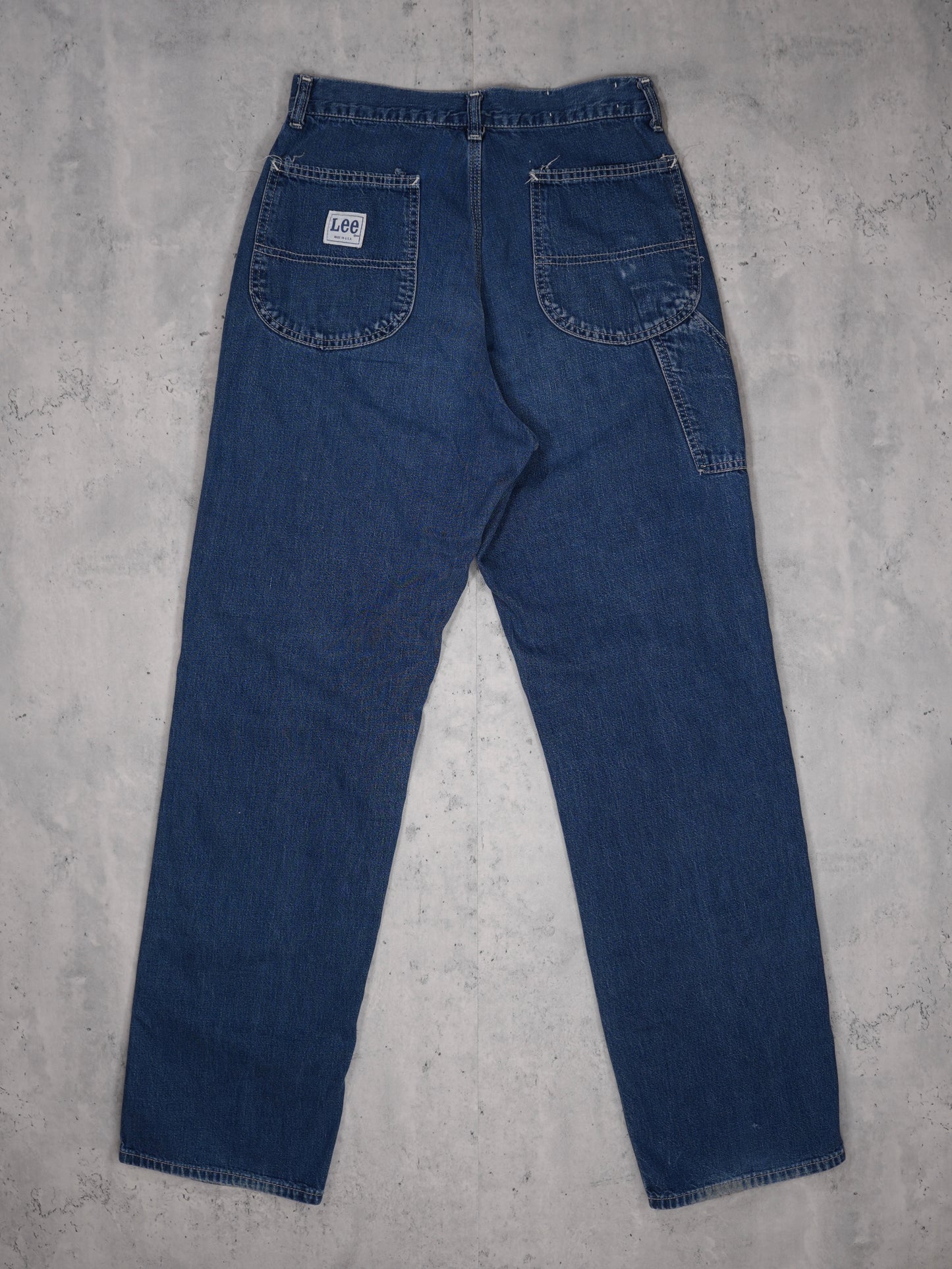 1970S - LEE  DENIM CARPENTER/WORK PANTS